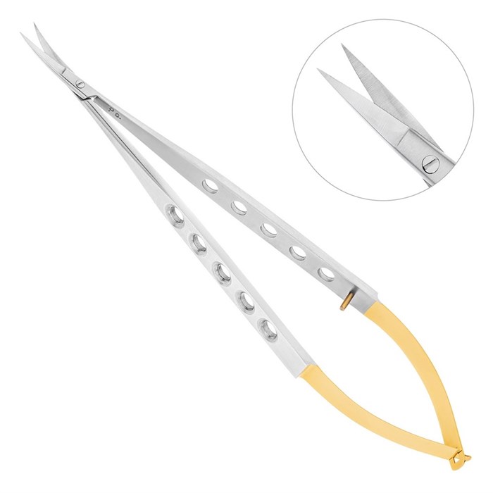 Ножницы-микро изогнутые Micro Schere TC, 17 см, 19-23B* 19-23B - фото 524750