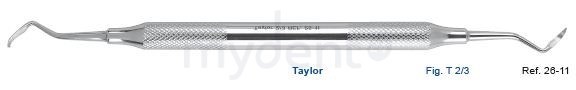 Скейлер парадонтологический Taylor, форма 2/3, ручка ø 8 мм, 26-11* 26-11 - фото 528105