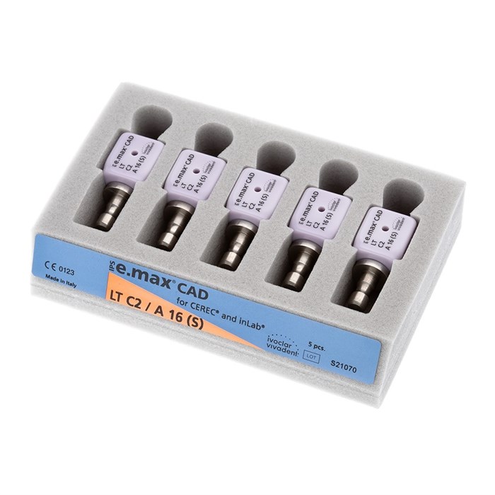 IPS e.max CAD CER/inLab LT C2 A16 (S)/5  Блоки из стеклокерамики 644377 - фото 529027
