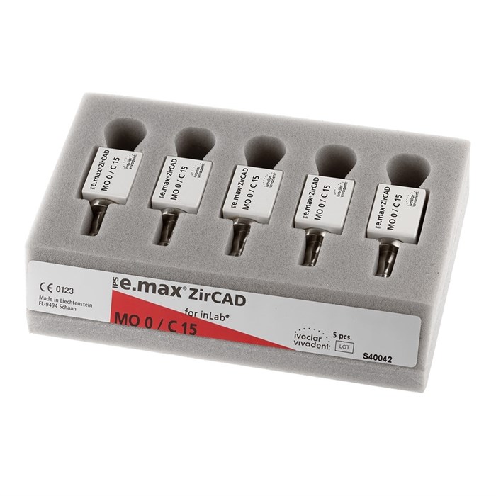IPS e.max ZirCAD inLab MO 0 C15/5 Заготовки для зубопротезирования, 596825 596825 - фото 529597
