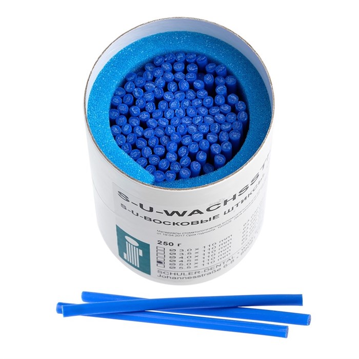 Восковые штиксы S-U-WACHSSTICKS, голубые, 5,0 мм, длина 110 мм, упаковка 250 г, 63050029 63050029 - фото 529682