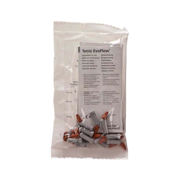 Tetric EvoFlow Refill Dentin - текучий композитный материал, цвет A3.5, 20x0.2 г 595994WW - фото 530253