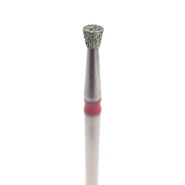 Бор алмазный 805F FG, обратный конус, D=1,6 мм, L=1,5 мм, красный 806.314.012.514.016 - фото 531887