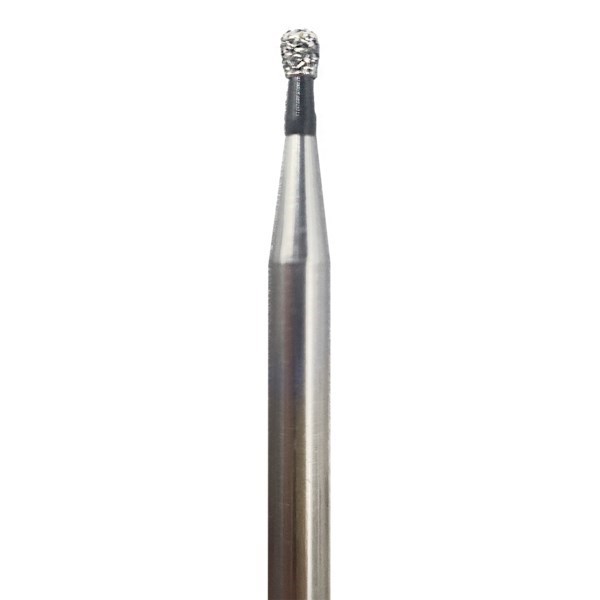 Бор алмазный Ecoline E 805 SC, обратный конус, турбинный наконечник, D=1.4 мм, черный, 1 шт E-805-SC-314-014_1 - фото 532387