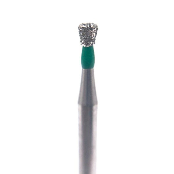 Бор алмазный Ecoline E 805 C, обратный конус, турбинный наконечник, D=1.8, зеленый, 1 шт E-805-C-314-018_1 - фото 532389