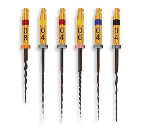 HyFlex CM NiTi - файлы, серия для техники Crown Down, 25 мм, L (25/.08; 40/.06; 35/.06; 30/.06; 25/.06; 20/.06), 6 шт 60018694 - фото 533222