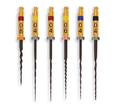 HyFlex CM NiTi - файлы, серия для техники Crown Down, 21 мм, M (25/.08; 60/.04; 50/.04; 45/.04; 40/.04; 35/.04), 6 шт 60018690 - фото 533227