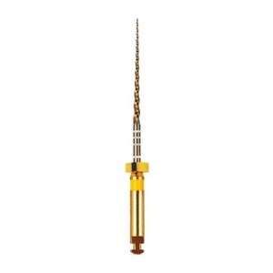 GOLD-TAPER - машинные файлы F1, 25 мм, конус 05%, ISO 18, 6 шт ГЕ03.025.235 - фото 533266