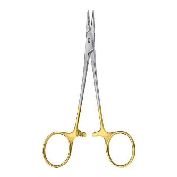 Иглодержатель по CRILE, DUROGRIP, длина 130 мм, для нитей 4/0-6/0 BM012R - фото 534604