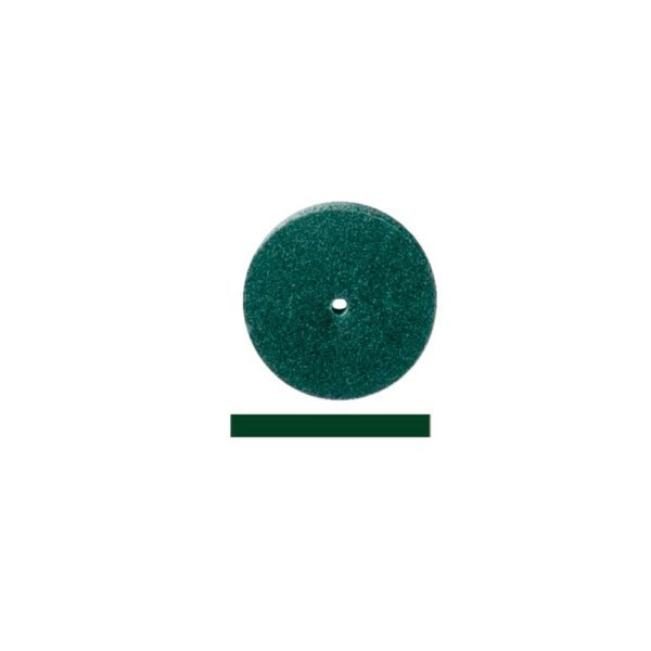 Полир резиновый Politec UM, колесо, зеленый, 1 шт RL9-201 - фото 536519