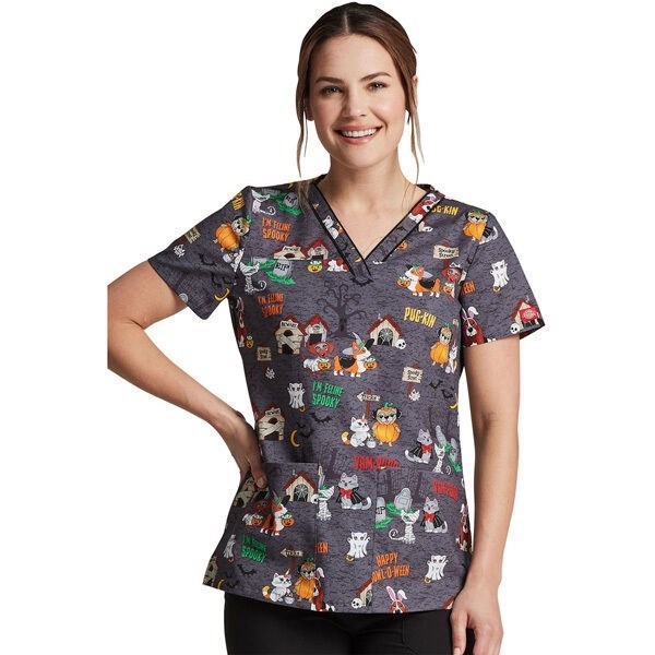 Топ женский Dickies DK709, хэллоуин, L DK709-HOFW-L - фото 539026