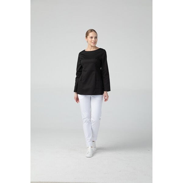 Туника женская с молнией сзади, черный, 48 DRN410-BLK-48 - фото 539683