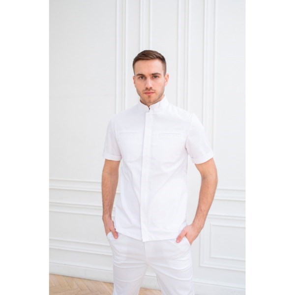 Туника мужская, на молнии, белый, 50 DRN740-WHT-50 - фото 543198