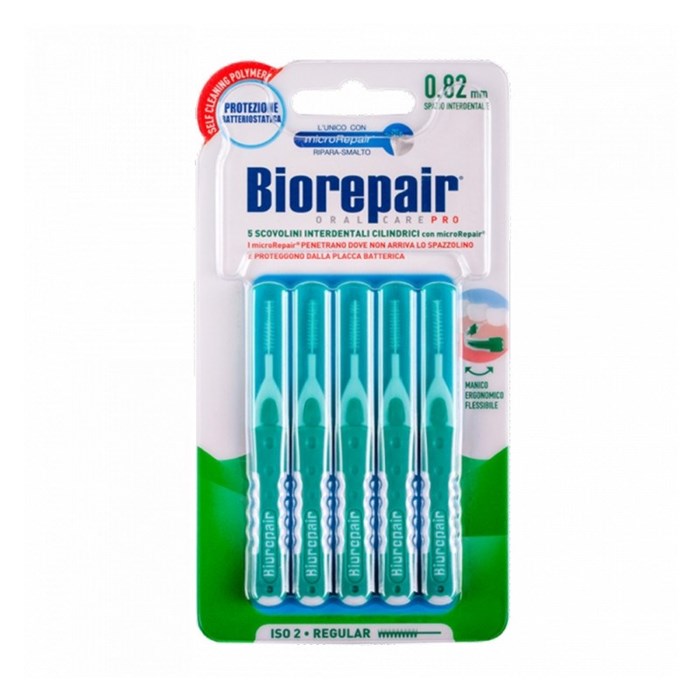 BioRepair Scovolini Interdentali Cilindrici ершики в блистере 0.82 мм, 5 шт. PM5203 - фото 545604