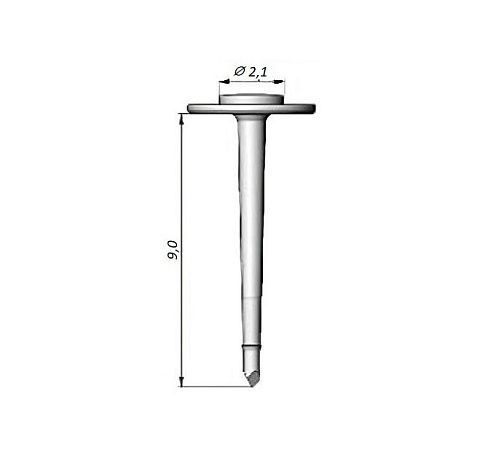 Набор безударных пинов UniFIX PIN-B2S-01.03 длиной 9 мм (5 шт.) PIN-B2S-01.03 - фото 546152