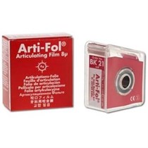 Артикуляционная фольга Bausch Arti-Fol BK 21, красная, 8мкм, 20мх22мм, односторонняя 00000001911