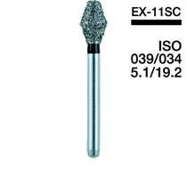 Боры Мани EX-11SC (5 шт.), двойной конус, Mani Dia-Burs 0001914443