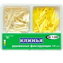 ТОР-1.080м Клинья деревянные (2*50 шт.) Бело-Желтые 00000000486