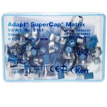 2161 Матрицы стальные SuperCap Matrices Dead-Soft (50 шт, стальные 0,03, высота 5,0 мм) Kerr 0001911890