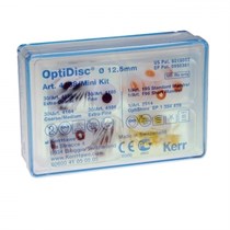 4188 OptiDisc Mini Kit - набор (4вида х 30шт.+1дискодержатель+1щетка Оклюбраш) d12,6мм, KERR 0001911940