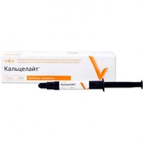 Кальцелайт 3,5г-светоотверждаемый, рентгеноконтрастный подкладочный материал с кальцием, паста, Владмива 1231911616