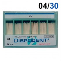 Абсорберы конусные 04 №30 (100шт), Dispodent 0001916481