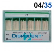 Абсорберы конусные 04 №35 (100шт), Dispodent 0001916482