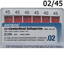Guttapercha 02 №45 (L:28) 120 шт., VDW 0001912902