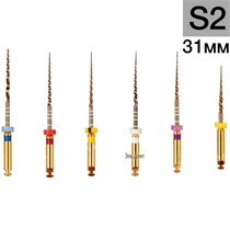 Gold-Taper S2, 31мм (6шт.)-машинный инструмент для обработки корневых каналов, Геософт 1231914321