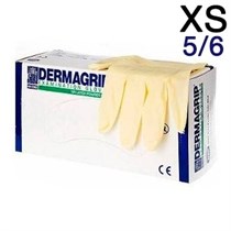 Перчатки латексные DERMAGRIP ХS (5/6) 100 шт 0001910727