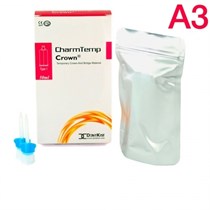 CharmTemp Crown цв.A3 50мл (76г, 10 насадок 1:1)-самоотверждаемый материал для временных коронок и мостов, DentKist 1231913073