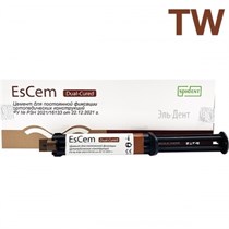EsCem - Цемент для постоянной фиксации ортопедических конструкций, шприц 8.0 г, оттенок TW 1231914673