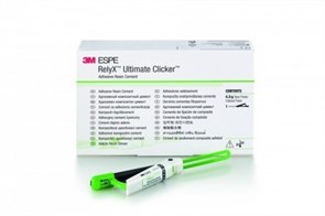 RelyX Ultimate, оттенок B0,5, система Clicker, цемент адгезивный композитный двойного отверждения в отдельных упаковках, 56889, 3M 1231912482