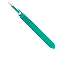 Скальпель №15 одноразовый стерильный с пластмассовой ручкой (1шт.), Ribbel 0001914546