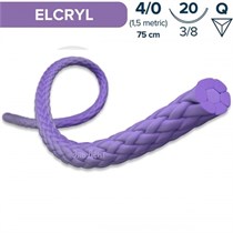 Шовный материал ELCRYL 4/0 (12 шт, 75 см, 3/8, 20 мм, обратно-режущая) 1231915620