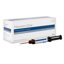 Maxcem Elite™ Mini Kit-(прозрачный) композитный цемент двойного отверждения для коронок, мостовидный протез, 1 двойной шприц , 15 насадок. 34057