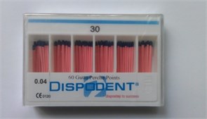 Pearl Dent Co., Ltd Штифты гуттаперчевые 02 №30, 120 шт   (Dispodent) st398130