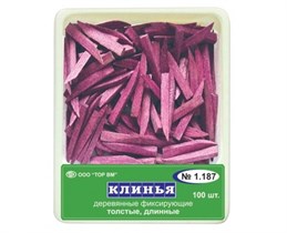 Клинья фиксирующие, деревянные "ТОР ВМ"1.187 Клинья фиксирующие, деревянные, фиолетовые, ТОР ВМ (Россия) 1.187