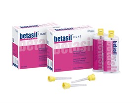 Слепочная масса А-силиконовая Betasil light - корригирующий слой высокой текучести 6Х50 мл 86500