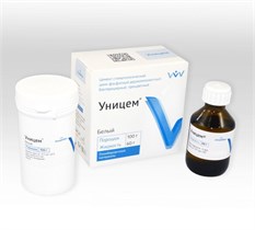 Цемент-Уницем белый, 100г порошок+60г жидкость (ВладМиВа) 00000001456