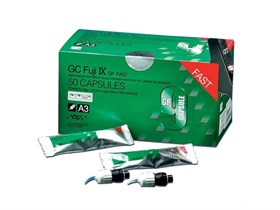 GC Fuji IX GP CAPSULE - цемент стоматологический (самоотверждаемый стеклоиномерный пакуемой вязкости, для реставраций), в капсулах (50 шт.), цвет A3 0130071GcA3