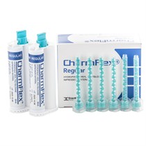 Слепочная масса А-силиконовая CHARMFLEX REGULAR средней вязкости для высокоточных слепков  в двойном картридже (2 х 50 мл) 10400691