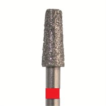 Бор алмазный 846 025 FG, красный, 5 шт. Форма: конус с плоским концом 846F.FG.025