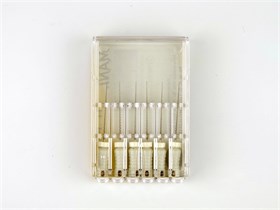 H-Files - корневые буравы ручные, длина 21 мм, ISO-15 (6 шт). (комп) 0331003M