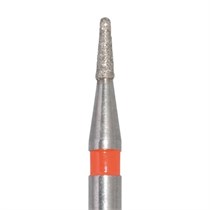 Бор алмазный 855L 009 FG, красный, 5 шт. Форма: конус с закругленным концом 855LF.FG.009