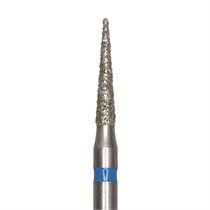 Бор алмазный 858 014 HP, синий, 5 шт. Форма: конус с заостренным концом 858.HP.014