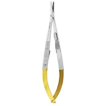 Иглодержатель микрохирургический c карбидовыми вставками, 14 см W0445-14TC