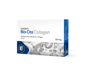 Bio-Oss Collagen, гранулы 100 mg натуральный костнозамещающий материал с добавлением коллагена. 30583.4