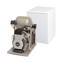 Компрессор Ekom DK 50-10 S, без осушителя,  ресивер 10 л , с кожухом 402С02001-300
