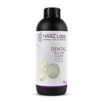 Фотополимер HARZ Labs Yellow Clear Pro Resin для LCD/DLP принтеров, ( для печати хир. шаблонов) 1 литр DentalYellowClearPro